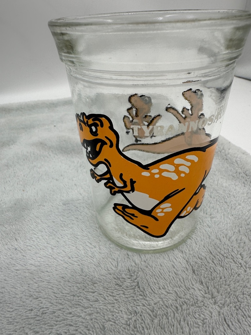 Vintage Welch’s Dinosaur Series 1988 Glass Tumbler Set-Jelly Glasses-Set of 2 - Picture 2 of 11